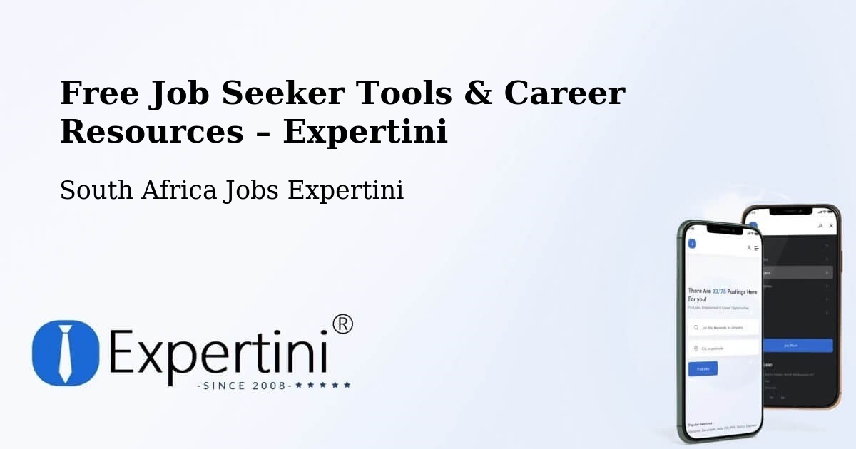 Free Job Seeker Tools & Career Resources – Theunissen - Theunissen, South Africa Jobs Expertini
